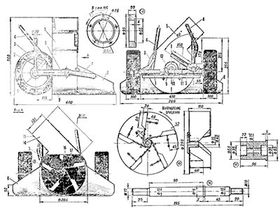 Cum să faci un fulg de zăpadă pentru un motoblock cu mâinile tale - Catalogul de piese de schimb rusesc pentru