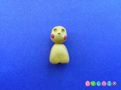 Cum se formează în etape un pikachu Pokemon din plasticină