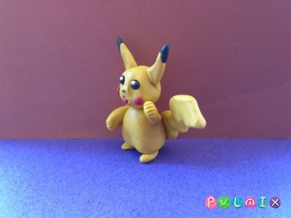 Hogyan készítsünk egy Pokemon pikachu-t plasztikból szakaszokban