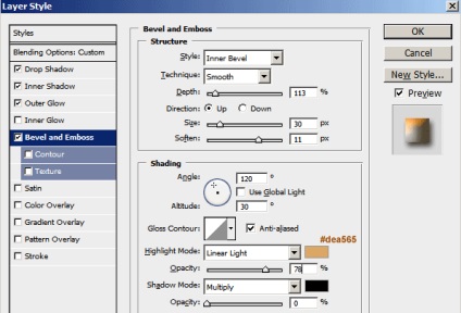 Cum se creează un efect de text metalic în Photoshop, labdes