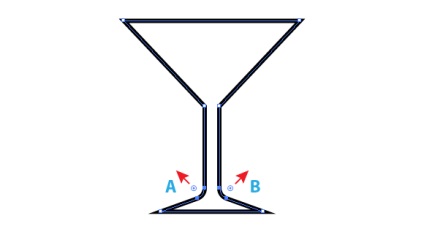 Hogyan készítsünk vektork martini üvegt könnyű permetekkel az Adobe Illustrator - rboomban?