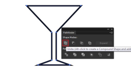 Cum se creează un vector de sticlă martini cu sprayuri ușoare în Adobe Illustrator - rboom