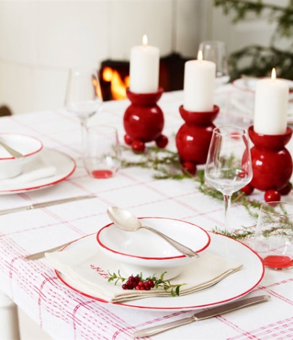 Cum de a decora o masă pentru Crăciun - aspectul tabelului de fotografii, decorarea felurilor de mâncare din 1001 de mâncare