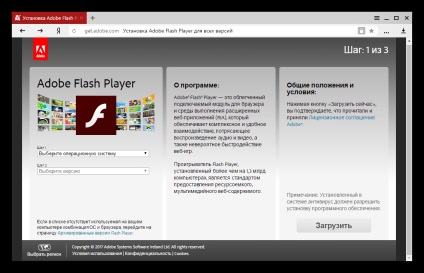 Cum se instalează un player flash pentru browserul Yandex