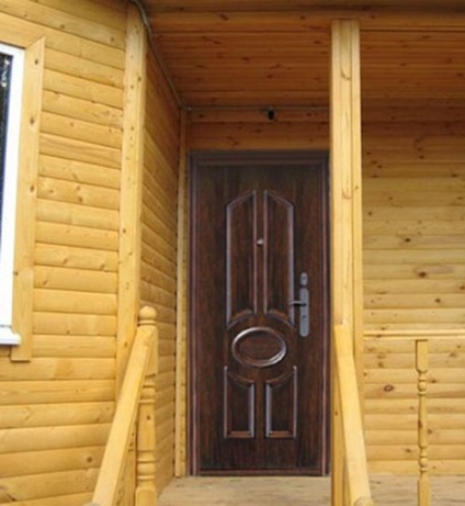 Cum se instalează o ușă metalică într-o instrucțiune de instalare video a casei din lemn
