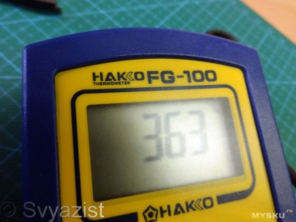 Calibrarea termometrului hakko fg-100 pentru echipamente de lipit