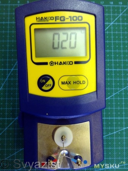 Calibrarea termometrului hakko fg-100 pentru echipamente de lipit