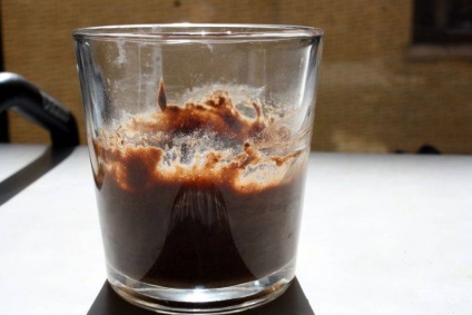 Cupcake egy pohárban egy mikrohullámú sütőben - lépésről lépésre receptet egy fényképen