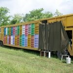 Kochevka - egyfajta mobil méhészet, a kerekes nomád méhészetek mozgására