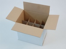 Cutie cu separatoare, cutie cu secțiuni din carton