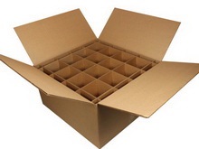 Cutie cu separatoare, cutie cu secțiuni din carton