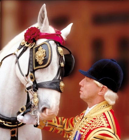 Stablele regale în Palatul Buckingham, salut, Londra