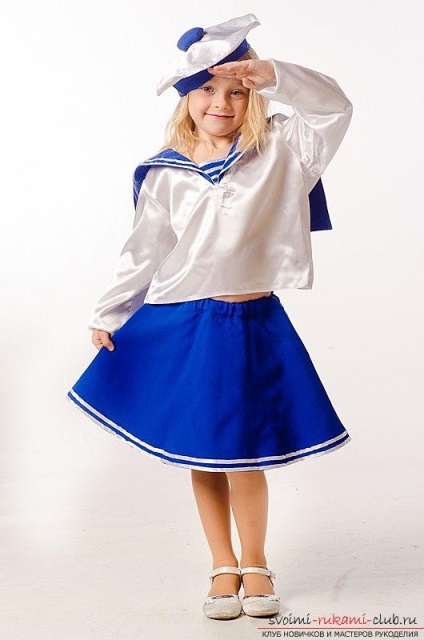 Costumul pentru costumele copiilor marinari, cum se coase costumul unui marinar