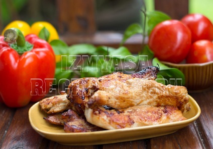 Csirkefilé sült serpenyőben, ízletes húsételek