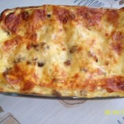 Lasagne cu pui și ciuperci, rețetă simplă pas cu pas cu fotografie