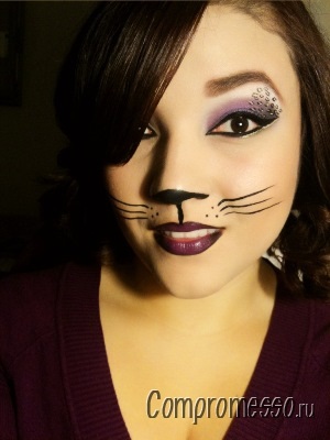 Machiaj pentru Halloween Makeover Cat