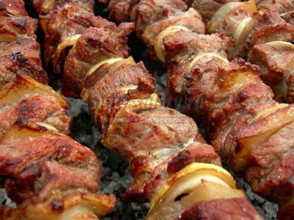 Marinarea shish kebab cele mai bune retete cu fotografii