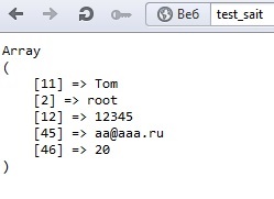 Arrays of php