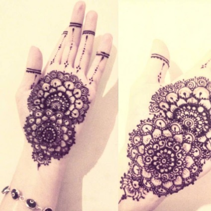 Maestrul de pictură henna mehendi ca o modalitate de a-ți portretiza sentimentele și gândurile