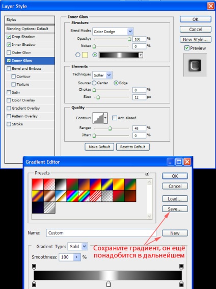 Text metalic, lecții de Photoshop (Photoshop) - Tutoriale Photoshop, design, fotografie