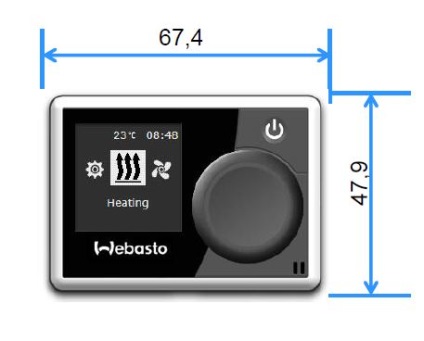 Mini-timer mașină webasto multicontrol