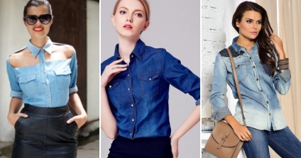 Modă tricouri denim femei - lung, cu un mânecă scurtă și fără, cu o fusta, pantaloni scurți, blugi,