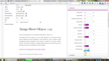 Modulul de știri arată pro gk4, imagine arată gk4, tab-uri gk4, joomla, yakovenko-co
