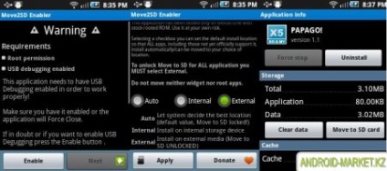 Move2sd enabler - Android Market, Google Play - programe gratuite de download, jocuri, teme, widget-uri