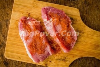 Carne cu rețetă de șuncă cu fotografie, gătit pas cu pas