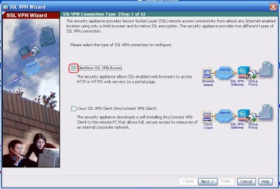 Az ssl vpn (webvpn) konfigurálása a cisco ason