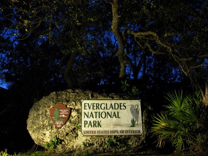 Everglades National Park în Florida (Statele Unite ale Americii) fotografii, descriere, locații interesante