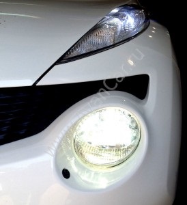 Nissan juke - lumini de funcționare pe timp de zi, xenon, luminozitate luminoasă)