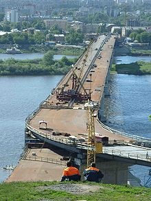 A Nizhny Novgorod metróhíd