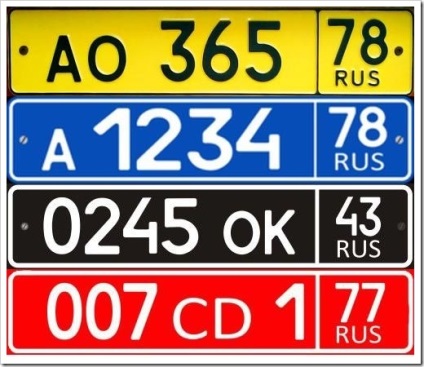 Регистрационни номера, без български трикольор (без знаме)