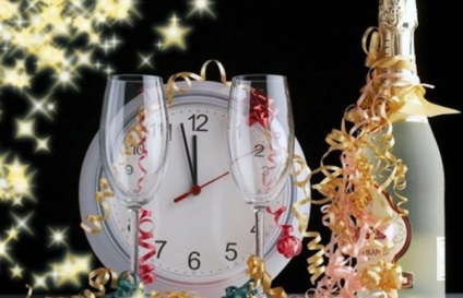 Revelionul de Anul Nou pentru ceasul ceasului, revista - într-un mod feminin