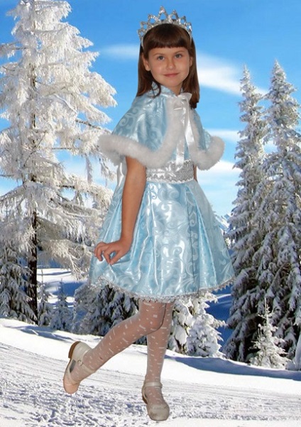 Costum de An Nou Snow Maiden propriile mâini