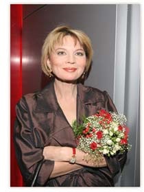 Exemplu de actrita de stil, gazda TV, doamna de afaceri Tatyana Vedeneeva