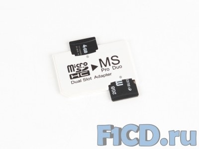 Privire de ansamblu a adaptorului ks-este mecada pentru cardurile microSD în testul de memorie pentru pro duo card tricks