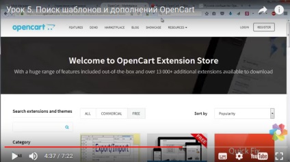 Opencart rapid start, primele rezultate, mini-curs gratuit de la