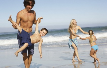 Üdülés a tengerparton gyermekekkel