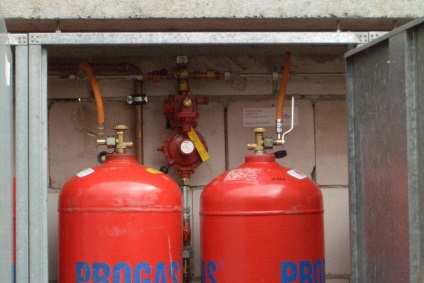 Încălzirea casei cu cilindri de gaz consumul cazanului dintr-o sticlă de 50 litri pentru o casă privată, cu gaze reduse