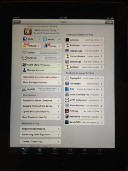 Neautorizat jailbreak noul ipad cu ios 5