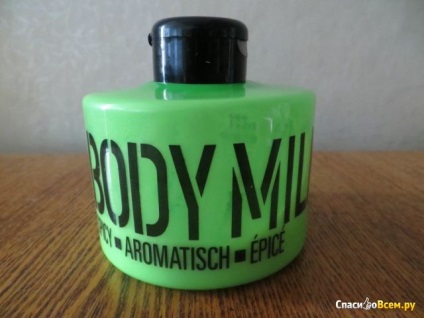 Feedback asupra laptelui corporal mades cosmetics body milk edition verde luminoase emoții în îngrijirea corpului