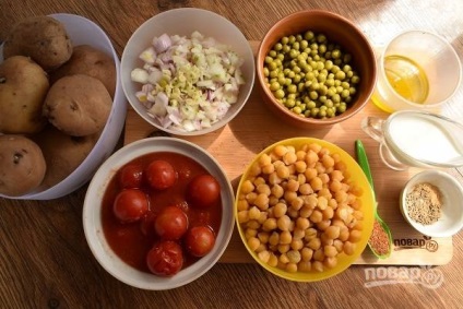 Legume curry într-un mod simplu - rețetă pas cu pas cu o fotografie pe