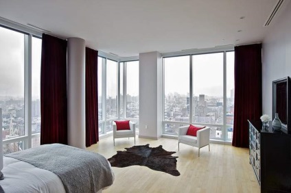 Panoramic ferestre în proiectarea locuinței - 26 de fotografii de camere diferite
