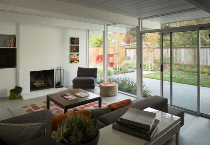 Panoramic ferestre în proiectarea locuinței - 26 de fotografii de camere diferite