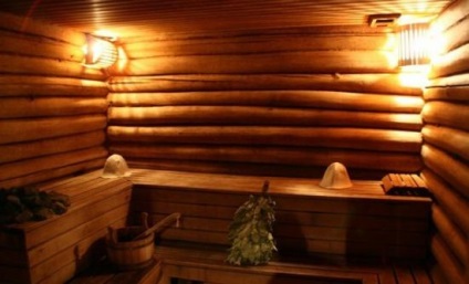 Sală de aburi în baia rusă, fotografie