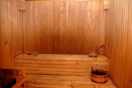 Gőzfürdő az orosz fürdőben, fotó