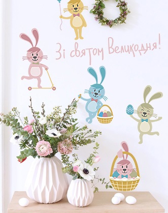 Húsvéti dekoráció a belső