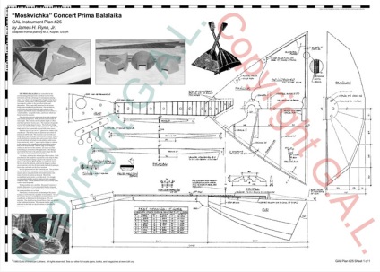 Reconstruirea unei balalaika - un certificat al sistemului